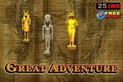 Play Great Adventure Slot to find treasures now!